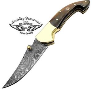 Damascus hunting knives